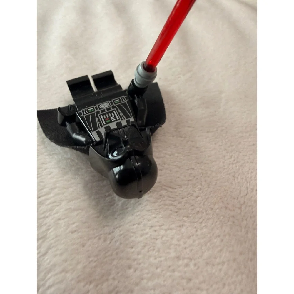 LEGO Star Wars Darth Vader Minifigure with Red Lightsaber and Cape